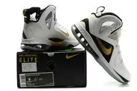 nike lebron 9.5 mid elite france white black